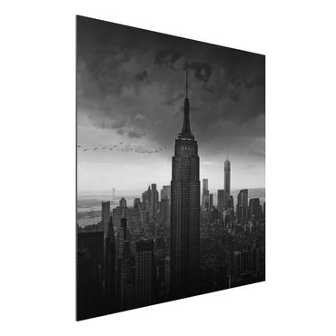 Aluminium Dibond schilderijen New York Rockefeller View