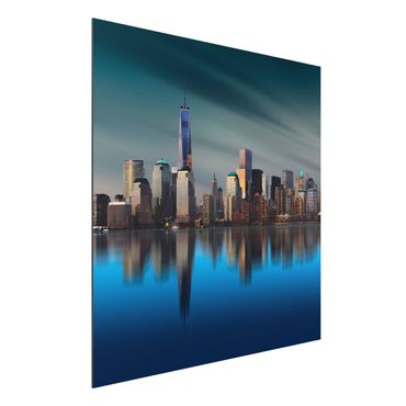 Aluminium Dibond schilderijen New York World Trade Center