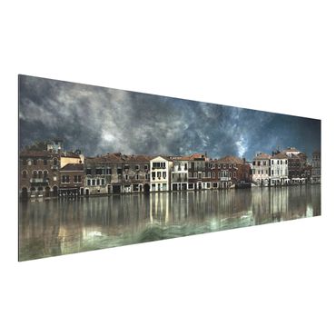 Aluminium Dibond schilderijen Reflections in Venice
