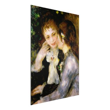 Aluminium Dibond schilderijen Auguste Renoir - Confidences