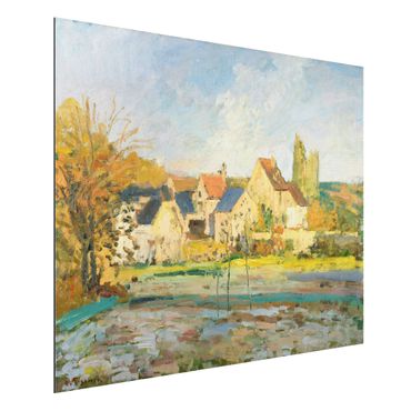 Aluminium Dibond schilderijen Camille Pissarro - Landscape Near Pontoise