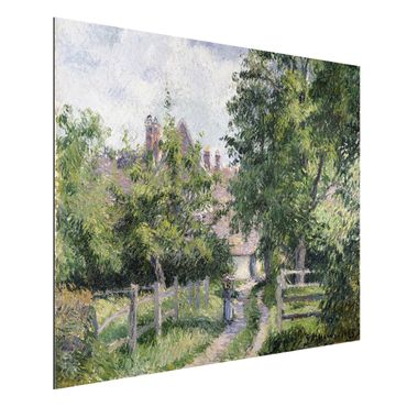 Aluminium Dibond schilderijen Camille Pissarro - Saint-Martin Near Gisors
