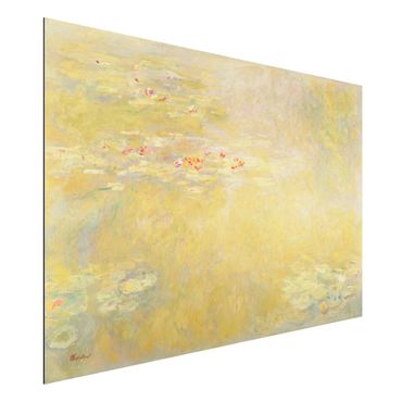 Aluminium Dibond schilderijen Claude Monet - The Water Lily Pond