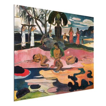 Aluminium Dibond schilderijen Paul Gauguin - Day Of The Gods (Mahana No Atua)