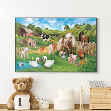 Verwisselbaar schilderij - Animal Club International - Animals On A Farm