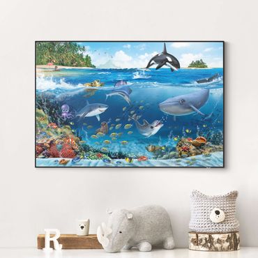 Verwisselbaar schilderij - Animal Club International - Underwater World With Animals