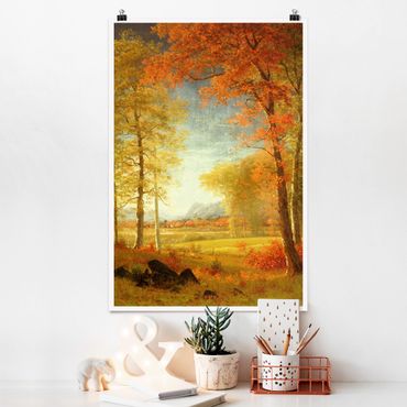 Posters Albert Bierstadt - Autumn In Oneida County, New York