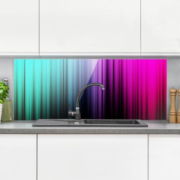 Spatscherm keuken Rainbow Display