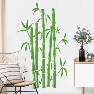 Muurstickers Bamboo 5-piece