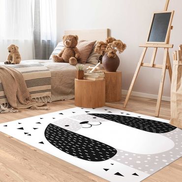 Vinyl tapijt Zoo With Patterns - Dog