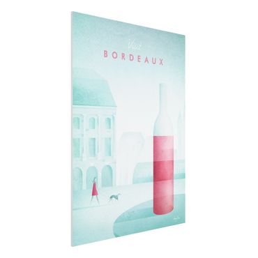 Forex schilderijen Travel Poster - Bordeaux
