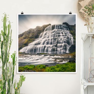 Posters Dynjandi Waterfall