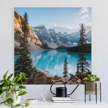 Canvas schilderijen Mountain Lake