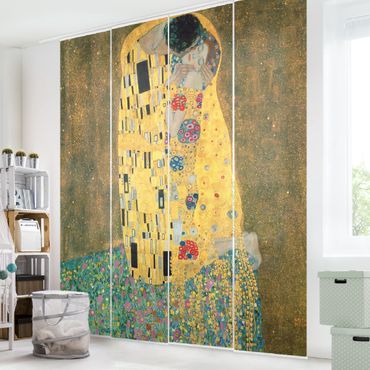 Schuifgordijnen Gustav Klimt - The Kiss