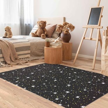 Vinyl tapijt Drawn Starry Sky With Great Bear