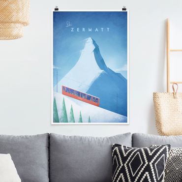 Posters Travel Poster - Zermatt