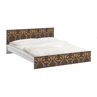 Meubelfolie IKEA Malm Bed Meandering Autumn leaves