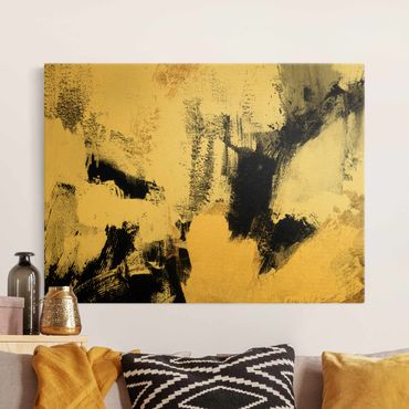 Canvas schilderijen - Goud Golden Collage