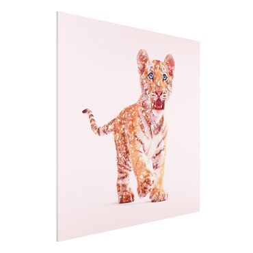 Forex schilderijen Tiger With Glitter