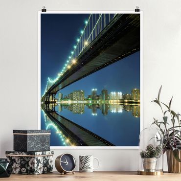 Posters Abstract Manhattan Bridge