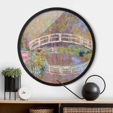 Rond schilderijen Claude Monet - Ponte del giardino di Monet