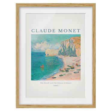 Ingelijste posters - Claude Monet - The Beach