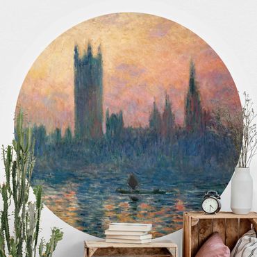 Behangcirkel Claude Monet - London Sunset