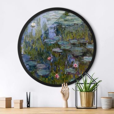 Rond schilderijen Claude Monet - Ninfee (Nympheas)