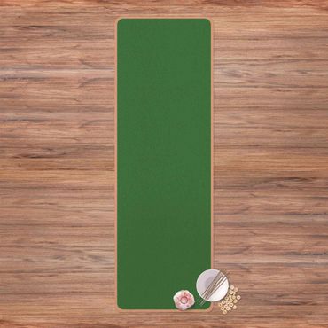 Yogamat kurk Colour Dark Green