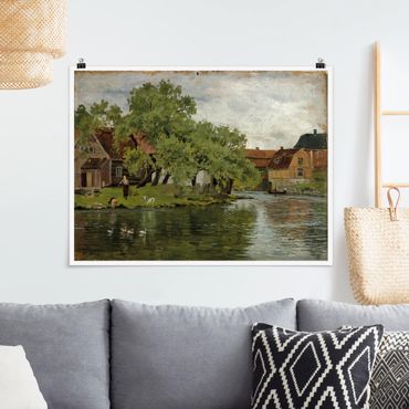 Posters Edvard Munch - Scene On River Akerselven