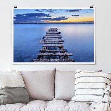 Posters Walkway Into Calm Waters