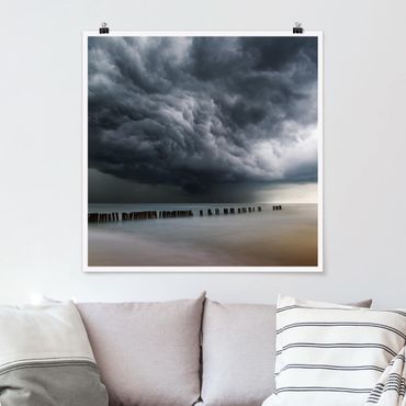 Posters Storm Clouds Over The Baltic Sea