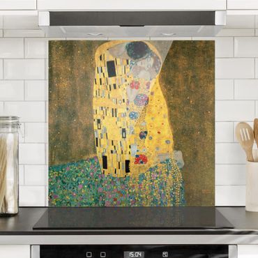 Spatscherm keuken Gustav Klimt - The Kiss