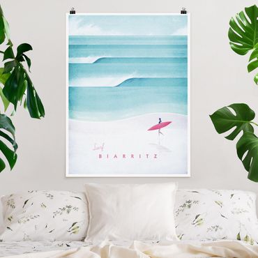 Posters Travel Poster - Biarritz