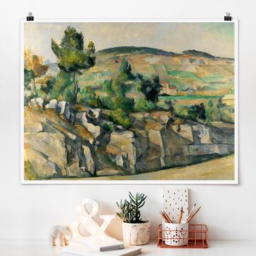 Posters Paul Cézanne - Hillside In Provence