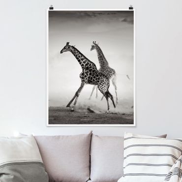 Posters Giraffe Hunt