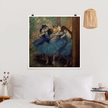 Posters Edgar Degas - Blue Dancers