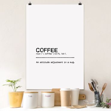 Posters Definition Coffee Attitude