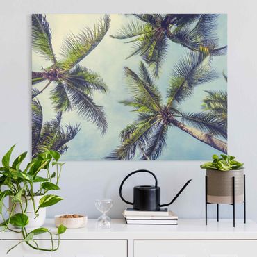 Canvas schilderijen The Palm Trees