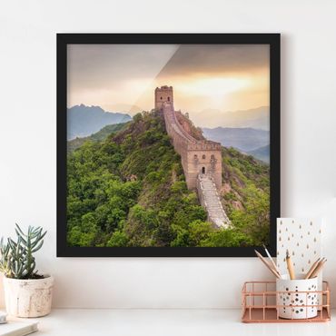 Ingelijste posters The Infinite Wall Of China