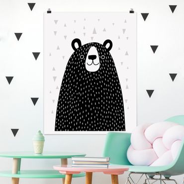 Posters Zoo With Patterns - Bear