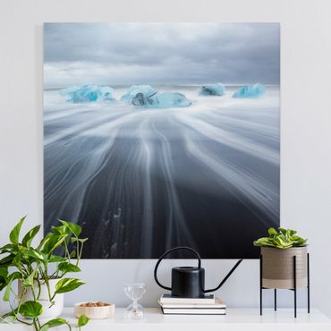 Canvas schilderijen Frozen Landscape