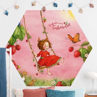 Hexagon Behang The Strawberry Fairy - Tree Swing