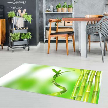 Vinyl tapijt Green Bamboo