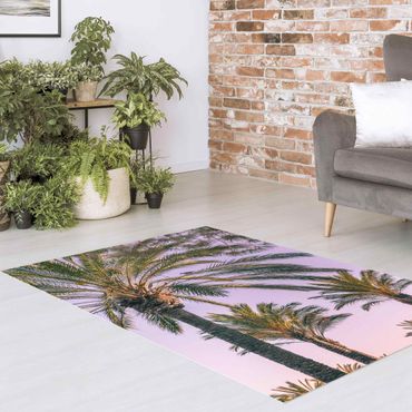 Vinyl tapijt Palm Trees At Sunset