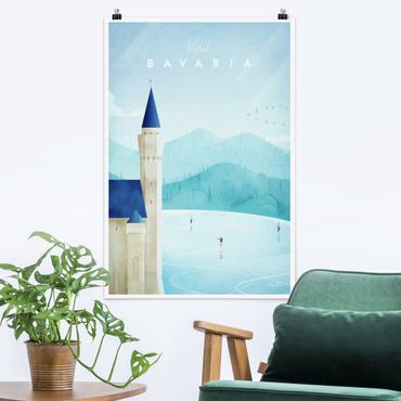 Posters Travel Poster - Bavaria