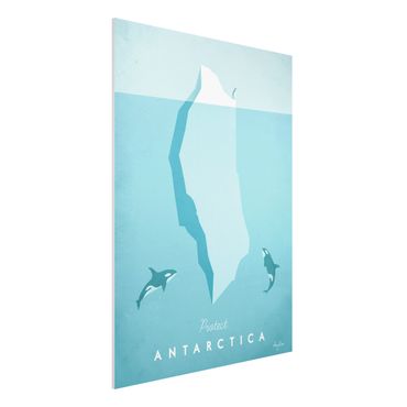 Forex schilderijen Travel Poster - Antarctica
