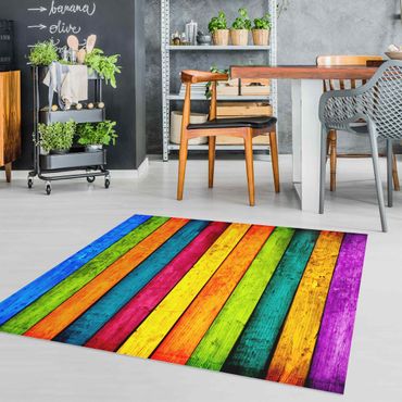 Vinyl tapijt Colourful Palisade