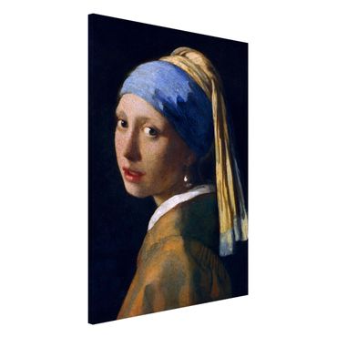 Magneetborden Jan Vermeer Van Delft - Girl With A Pearl Earring