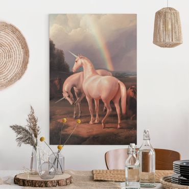 Canvas schilderijen Fake Horses